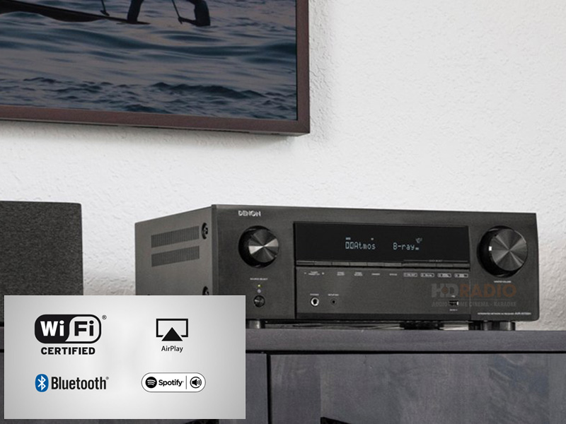 amply Denon AVR-X1700H có khả năng kết nối không dây