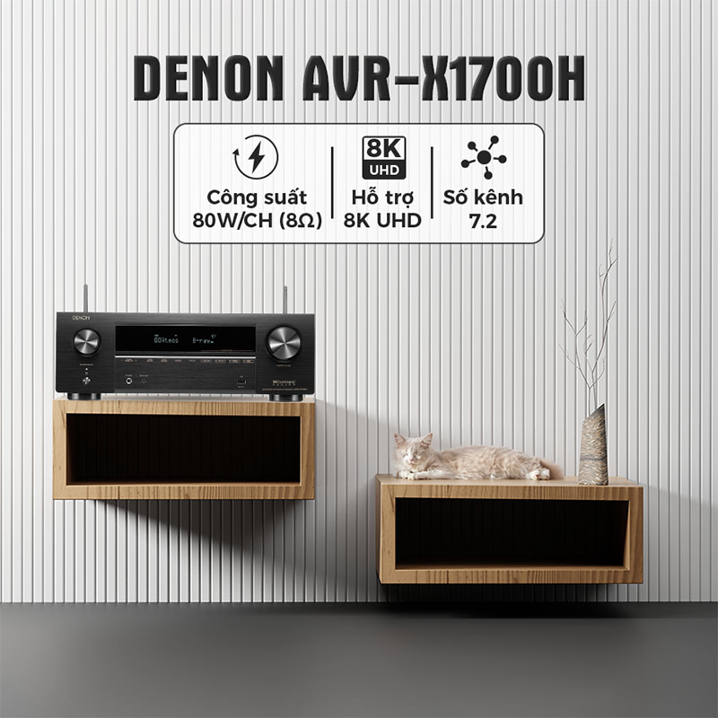 Amply Denon AVR-X1700H