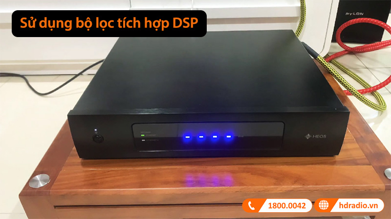 trang bị bộ lọc tích hợp DSP