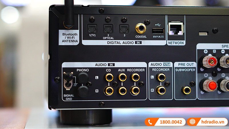 Cổng kết nối amply Denon PMA-900HNE