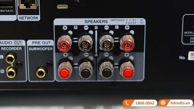 Cổng kết nối amply Denon PMA-900HNE