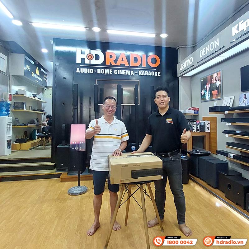 khách hàng mua Ampli nghe nhạc Denon PMA-900HNE Chính Hãng tại hdradio
