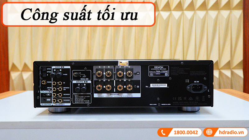 Amply Denon PMA-1700NE cong suat