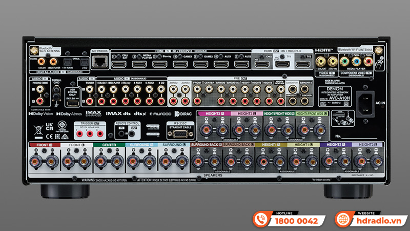 Kết nối Amply Denon AVC-A10H