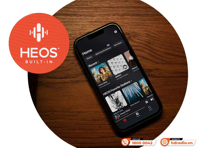 Công nghệ HEOS Amply Denon AVC-X 6800H