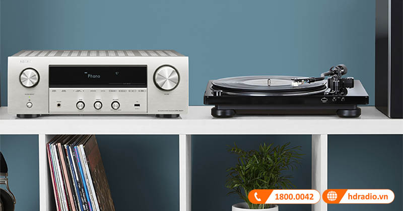 Denon DRA-800H tích hợp mạch phono