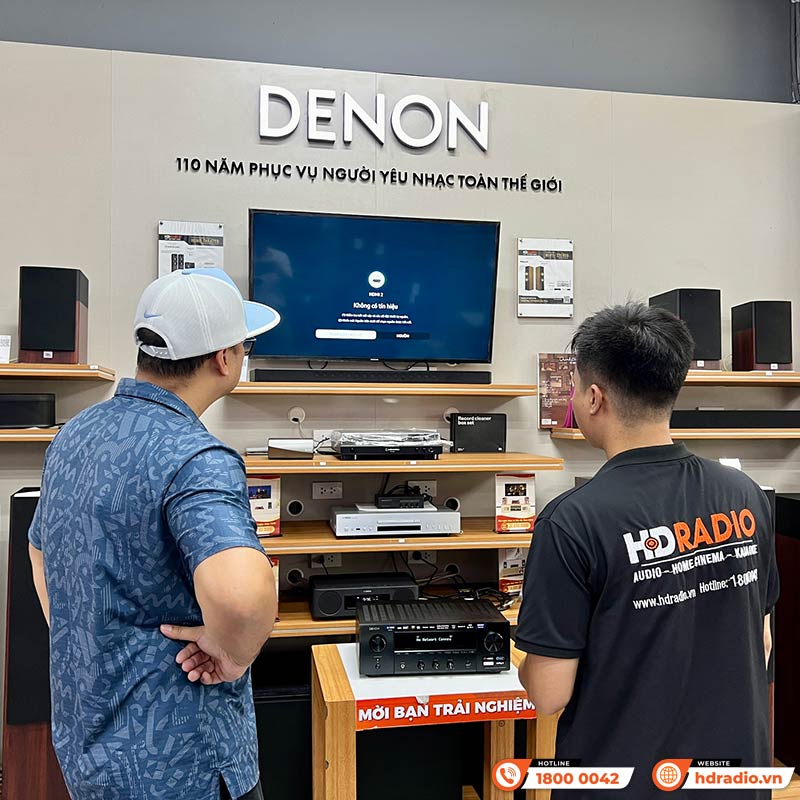 Amply Denon DRA-800H (2 Kênh, 100W/CH, HEOS, AirPlay 2, Bluetooth, WiFi, HDMI, Optical, Analog RCA)-24