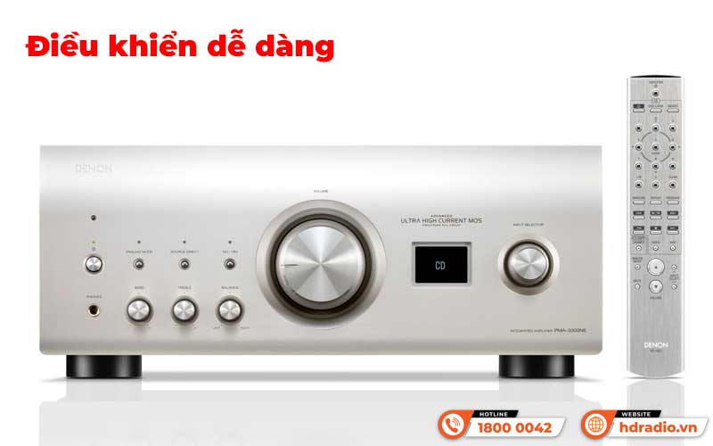 Điều khiển Amply Denon PMA-3000NE