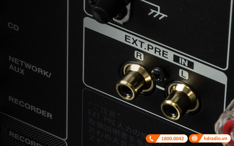đầu vào cho thiết bị đầu cuối đầu vào “EXT.PRE”
