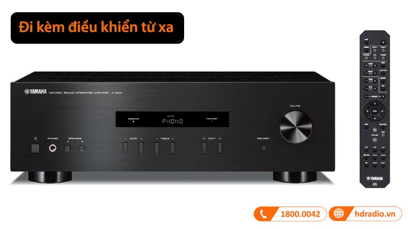 đi kèm điều khiển từ xa tiện lợi