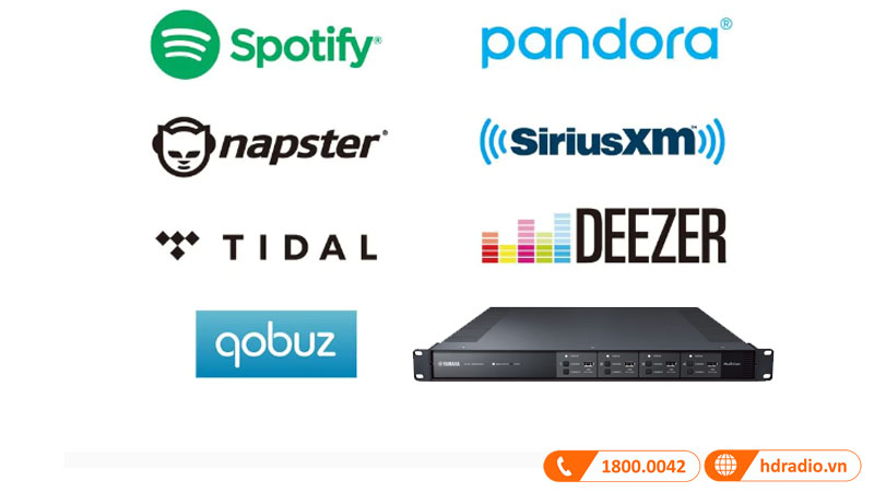 tương thích với các nền tảng nhạc trực tuyến