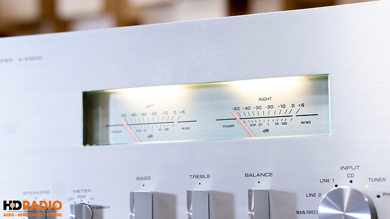 đồng hồ đo mức độ âm lượng Yamaha A-S1200