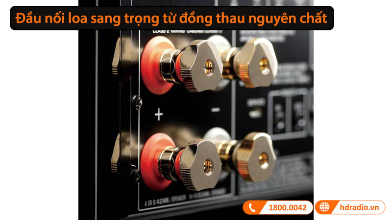đầu kết nối loa bằng đồng thau