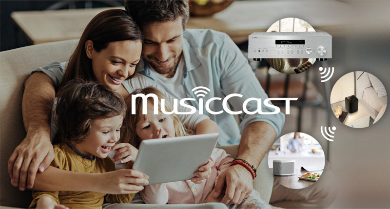 Amply Yamah R-303 điều khiển từ xa