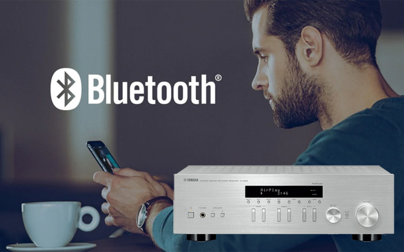 Amply Yamaha R-N303 có kết nối bluetooth