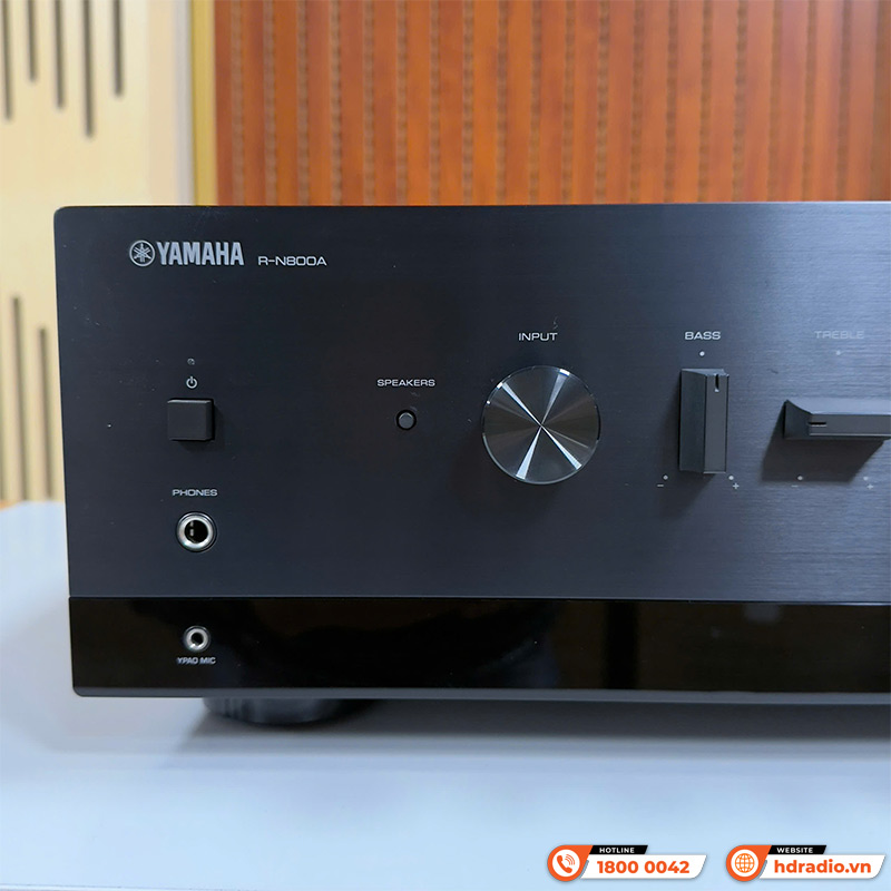 Amply Yamaha R-N800A, 2 Kênh, 120W/CH (6Ohm), Phono, Optical, Bluetooth, Wifi, Airplay-4