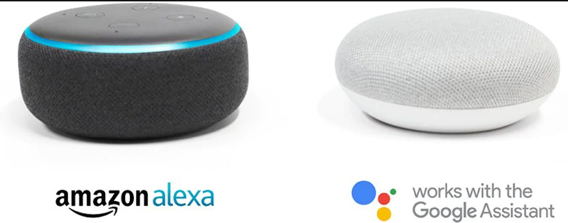 Alexa hoặc Google Assistant 