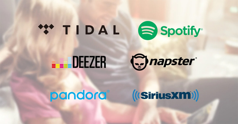 Tương thích nhiều dịch vụ phát nhạc trực tuyến
