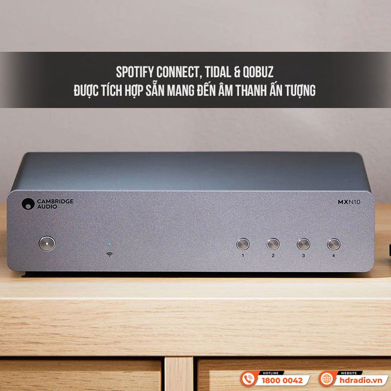 DAC Cambridge Audio MXN10, Network Player, ESS Sabre ES9033Q, Bluetooth, Optical, Wifi, USB, RCA-4