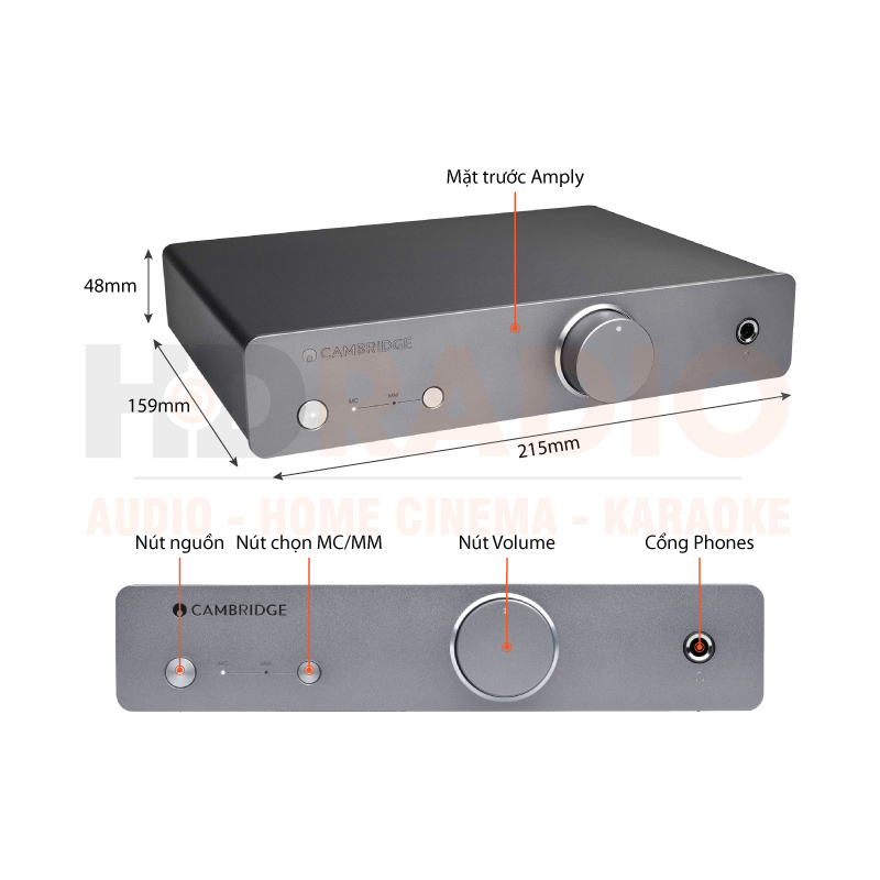 Chú thích Phono Preamply Cambridge Audio Alva Duo