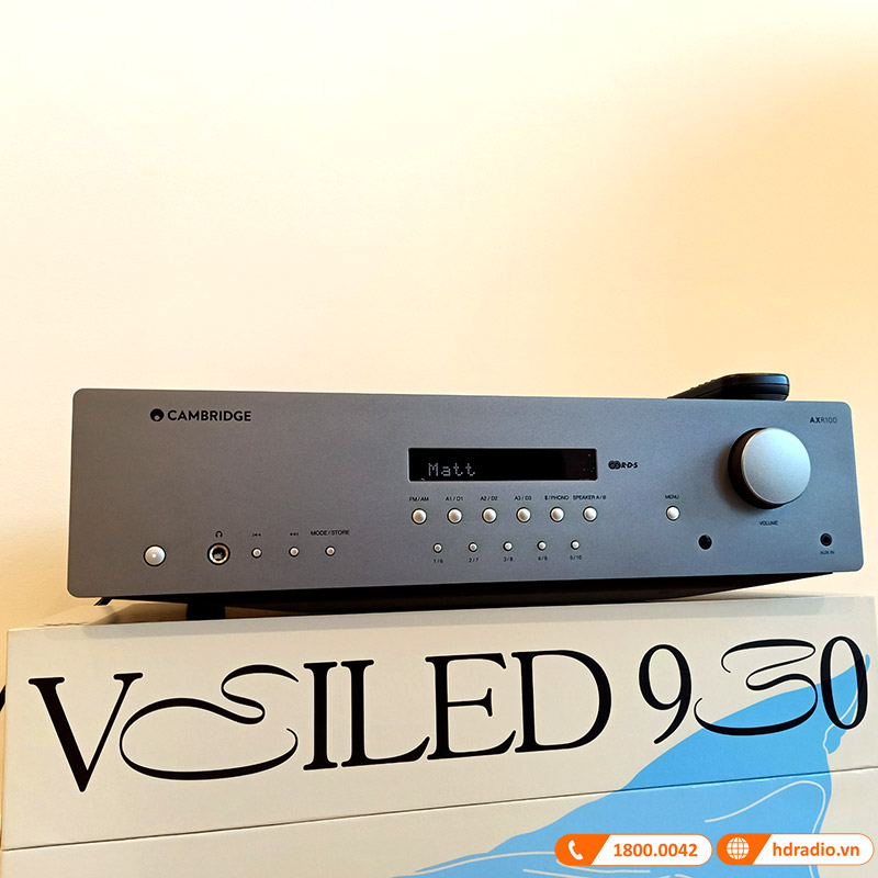 Amply Cambridge Audio AXR100, 2 Kênh, 100W/CH (8 Ohm), Bluetooth-7