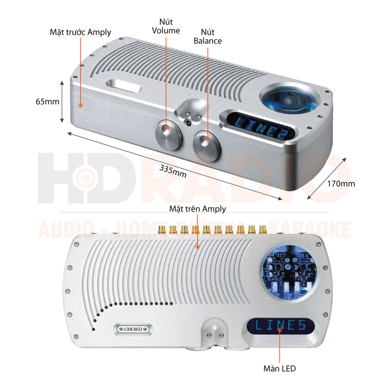 Chú thích Pre Amply Chord Prima