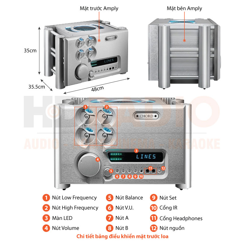 Chú thích Pre Amply Chord Ultima Pre Chú thích Pre Amply Chord Ultima Pre