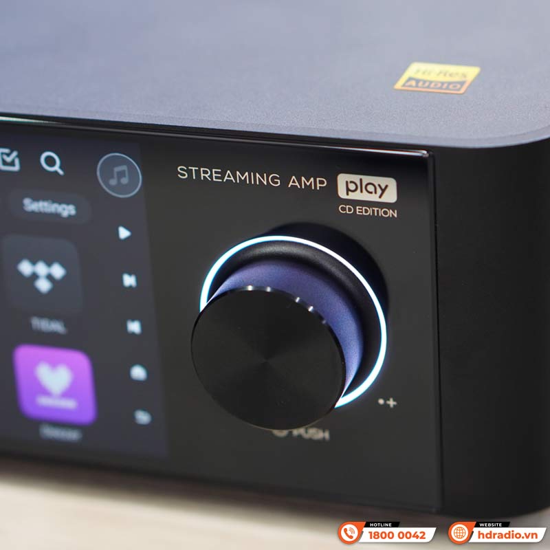 Amply Eversolo Play CD Edition, 2 kênh, 60W ở 8ohm và 110W ở 4ohm, Music Streamer, DAC, Bluetooth 5.3, HDMI ARC, Optical, Coaxial-4