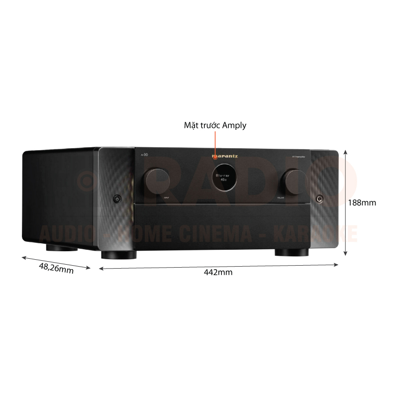 Chú thích Pre Amply Marantz AV 10