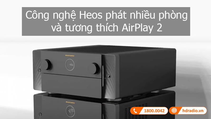 Công nghệ HEOs phát nhiều phòng và tương thích AirPlay 2