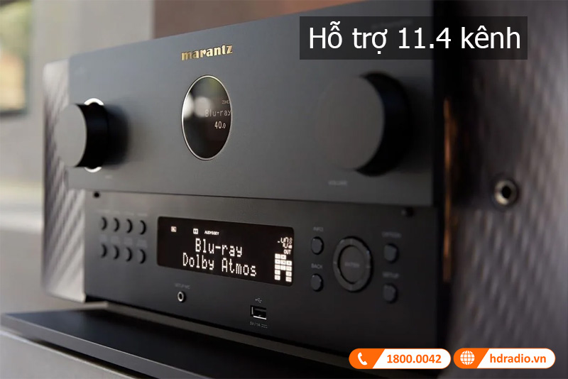 Preamply Marantz AV 10 hỗ trợ 11.4 kênh
