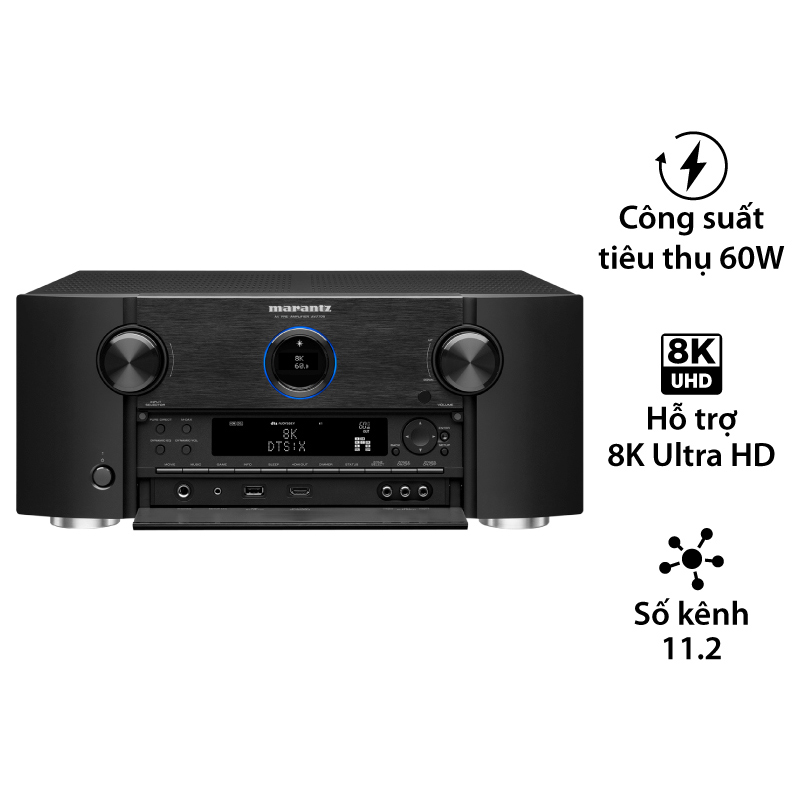 Pre Amply Marantz AV7706, 8K, 11.2 Kênh, Bluetooth