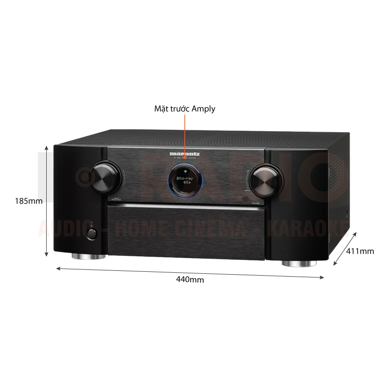 Chú thích Pre Amply Marantz AV7706