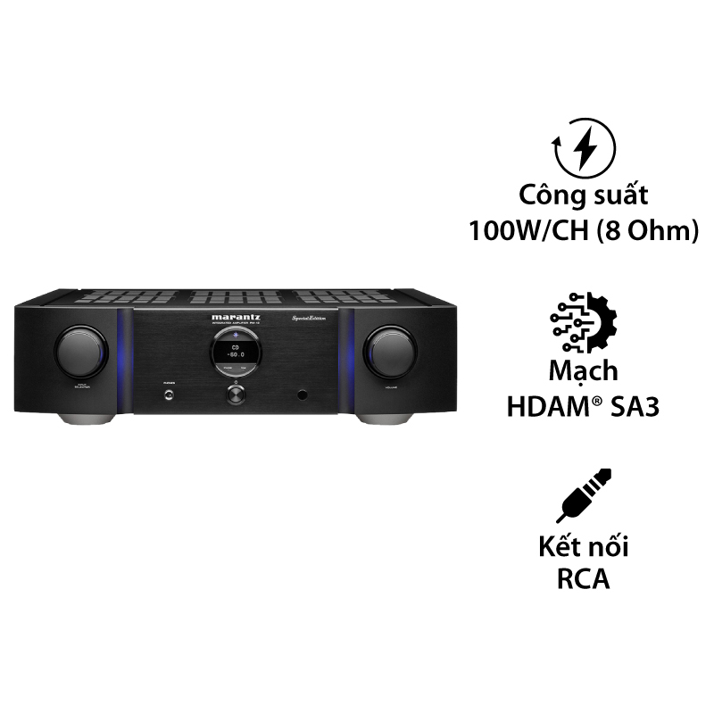 Amply Marantz PM-12SE, 2 kênh, 100W/CH (8 Ohm)