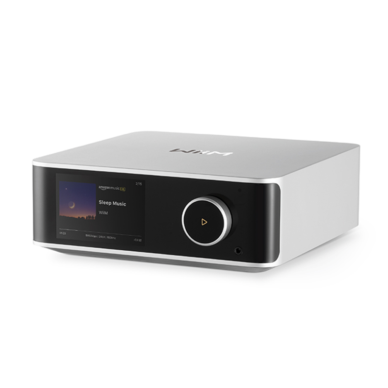 Amply WiiM Amp Ultra, 100W/CH ở 8ohm, 200W/CH ở 4ohm, DAC ES9038Q2M, Wifi 6, Bluetooth 5.3, Chromecast, Spotify