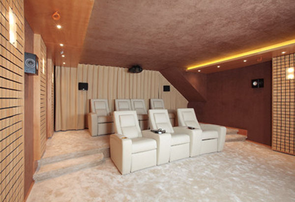 Mẫu phòng chiếu phim gia đình cao cấp - Hình 2