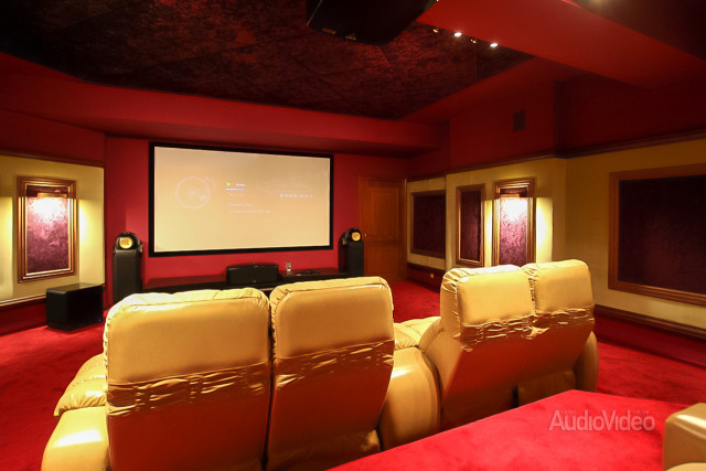 Mẫu phòng chiếu phim gia đình cao cấp - hình 1