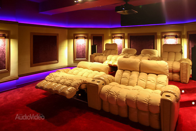 Mẫu phòng chiếu phim gia đình cao cấp - hình 3