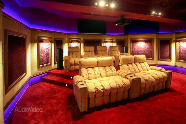 Mẫu phòng chiếu phim gia đình cao cấp - hình 4