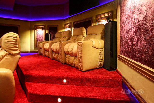 Mẫu phòng chiếu phim gia đình cao cấp - hình 5
