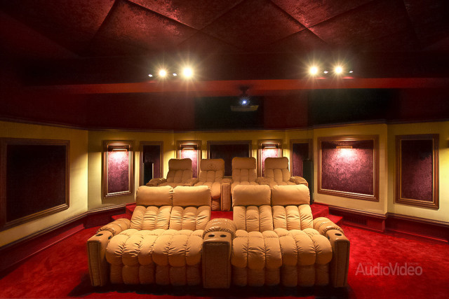 Mẫu phòng chiếu phim gia đình cao cấp - hình 10
