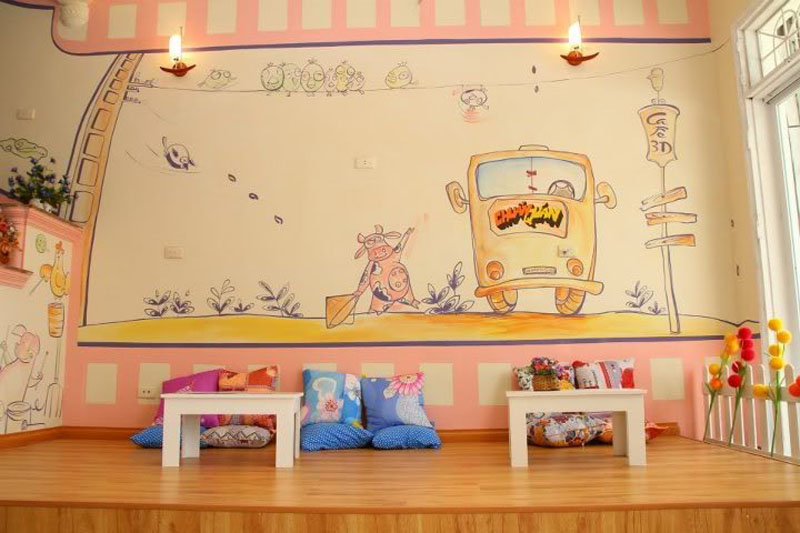 Lắp đặt quán cafe phim đẳng cấp - Cafe 3D chuẩn quán tại Hà Nội