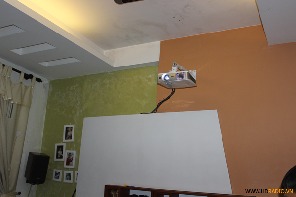 Lắp đăt phòng chiếu phim gia đình Anh Trường cầu giấy