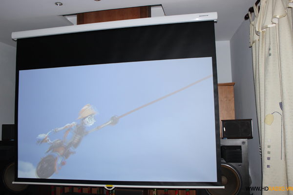 Lắp đăt phòng chiếu phim gia đình Anh Trường cầu giấy