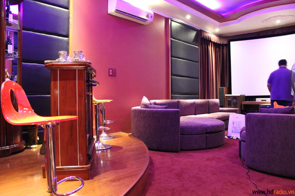 Lắp đặt phòng chiếu phim gia đình A Thắng Hải Phòng - Hình 5