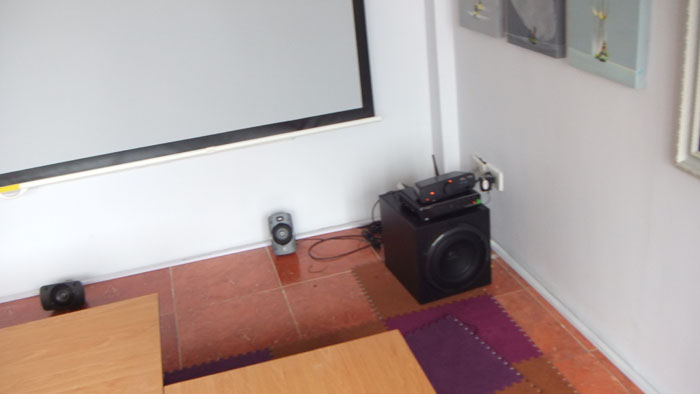 Lắp đặt phòng chiếu phim gia đình tại đường khuất duy tiến hà nội