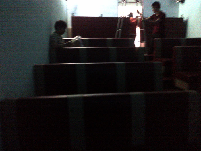 lắp đặt phòng chiếu phim 3D kinh doanh tại thị trấn phủ - bình giang - Hải Dương