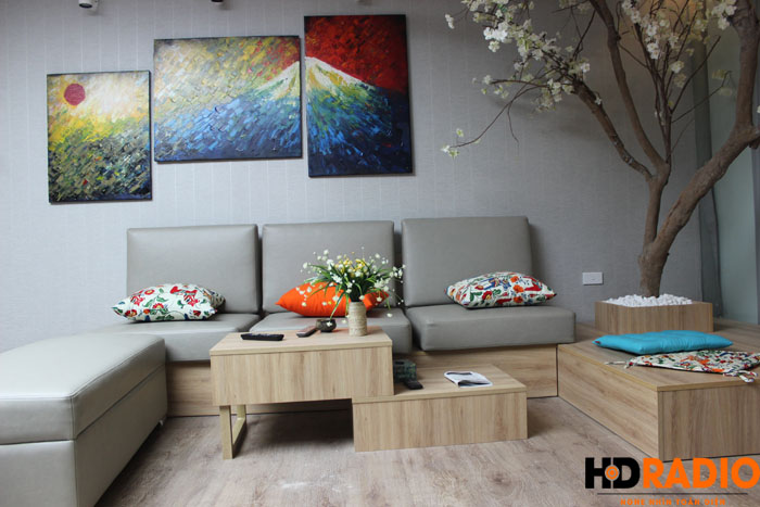 Lắp đặt phòng chiếu phim gia đình A Vũ Láng Hạ - Hình 12