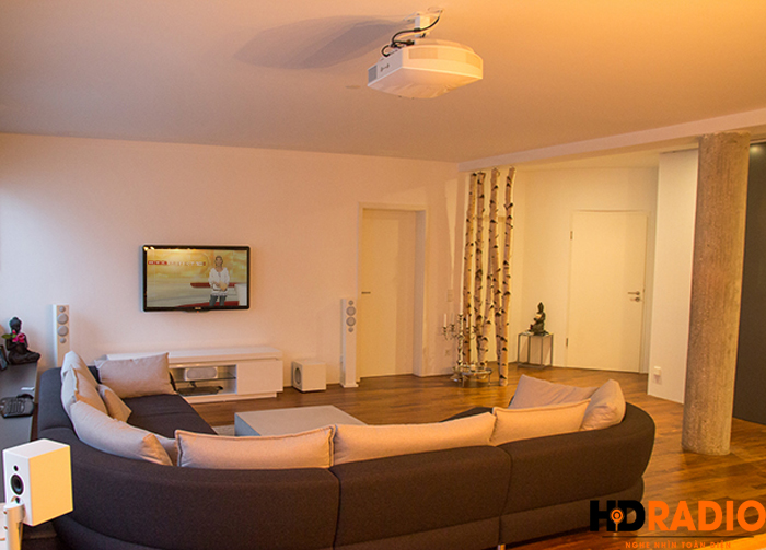 Lắp đặt rạp chiếu phim gia đình Chú Quyền Nha Trang - Hình 10