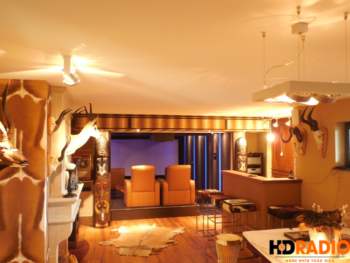 Lắp đặt rạp chiếu phim kết hợp Bar Mini nhà Chú Thành - Phú Thọ - Hình 5